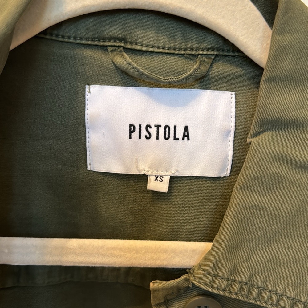 Pistola Army Green cropped jacket - Picture 2 of 5